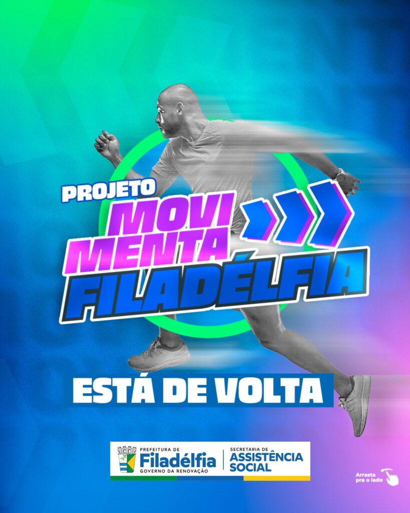 Prefeitura relança Projeto Movimenta Filadélfia com novas atividades para mais saúde e bem-estar