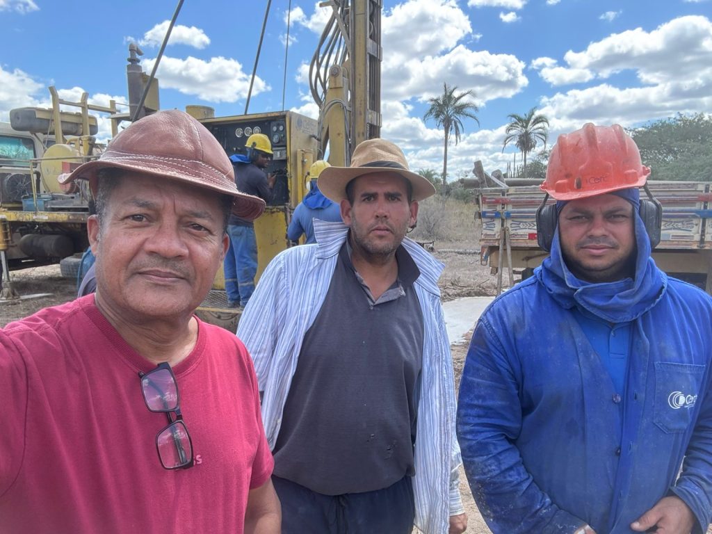 Marcos Araújo, presidente do MDB de Caldeirão Grande, visita comunidade rural e anuncia perfuração de poço com vazão de 40 mil litros