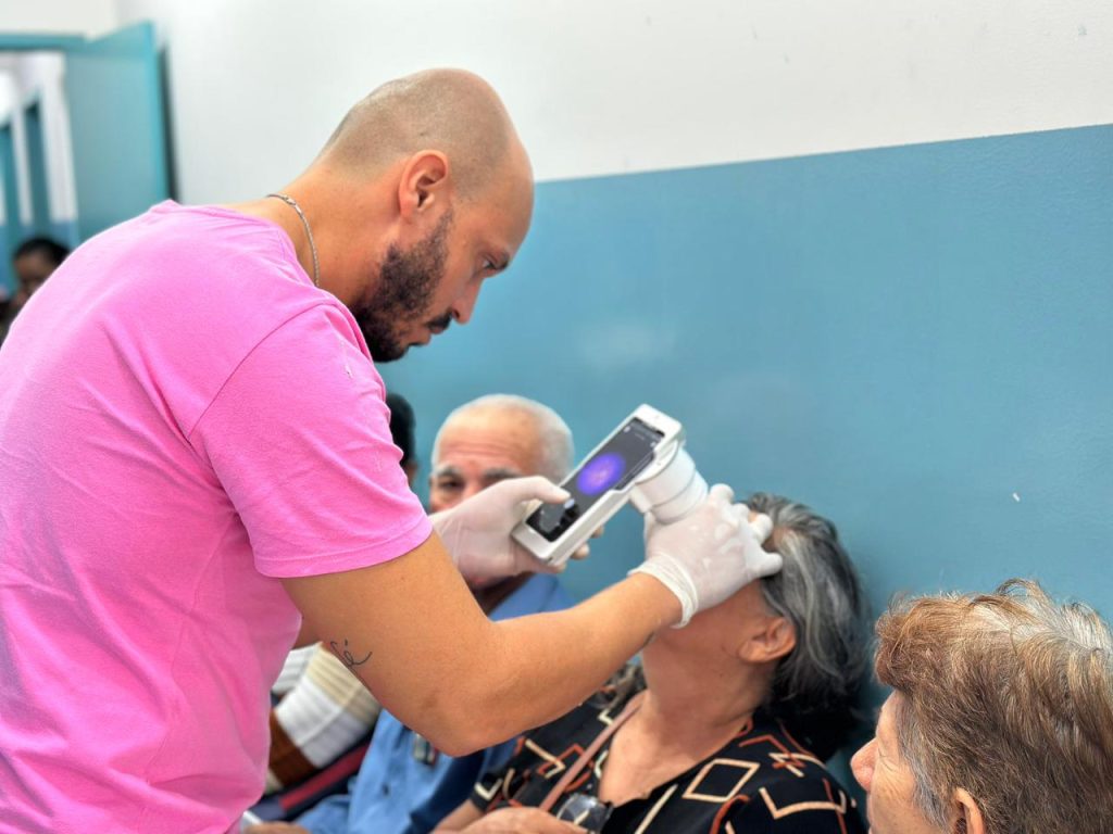 Mais de 100 filadelfenses têm a vida transformada com atendimento e colírios gratuitos no Mutirão de Glaucoma