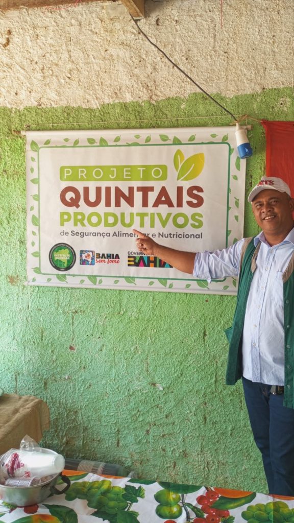 Vereador Jamiltom Fernandes participa de encontro com agricultores sobre implantação de 40 Quintais Produtivos em Ponto Novo.