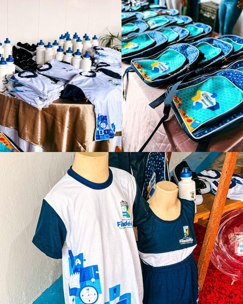 Prefeitura de Filadélfia realiza entrega de kits escolares para alunos da rede municipal de ensino 2026.